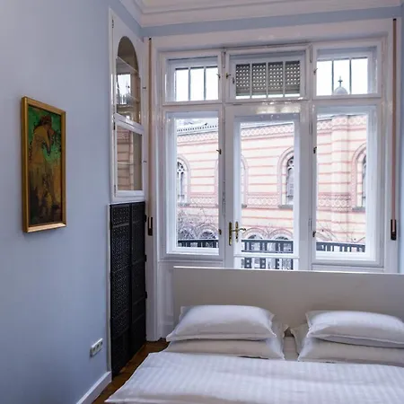 公寓 Luxury Downtown 3 Bedroom By Synagoge With Beautiful View 布达佩斯